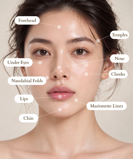 Filler Treatment Areas